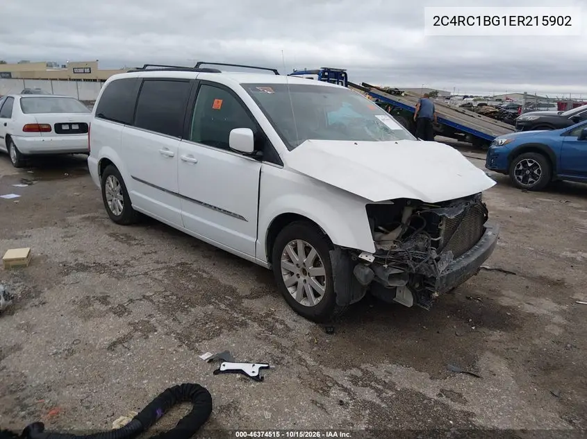 CHRYSLER TOWN & COUNTRY 2014, VIN 2C4RC1BG1ER215902