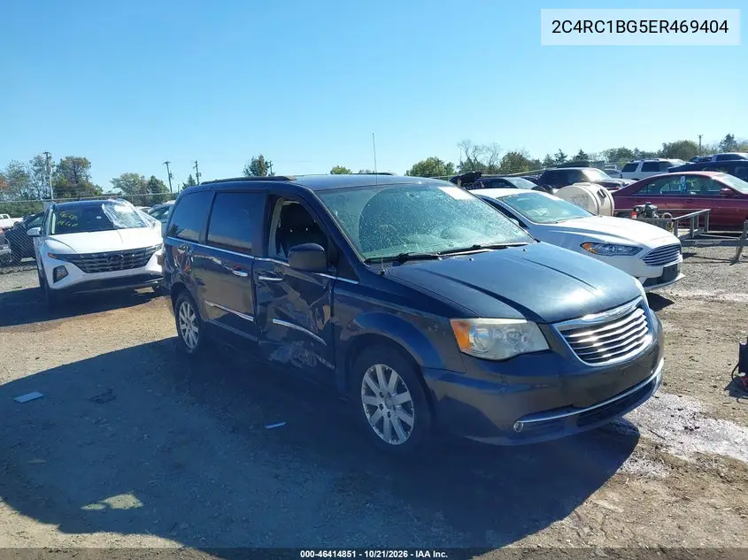 CHRYSLER TOWN & COUNTRY 2014, VIN 2C4RC1BG5ER469404