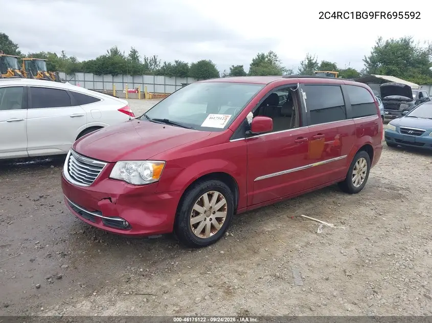 2015 CHRYSLER TOWN & COUNTRY VIN 2C4RC1BG9FR695592 — фото 2