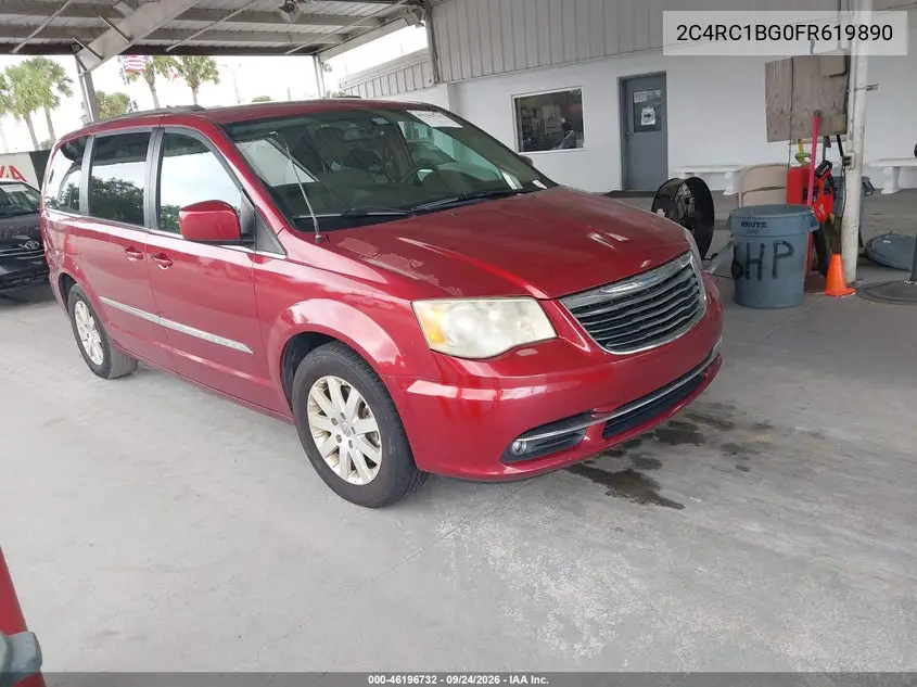 CHRYSLER TOWN & COUNTRY 2015, VIN 2C4RC1BG0FR619890