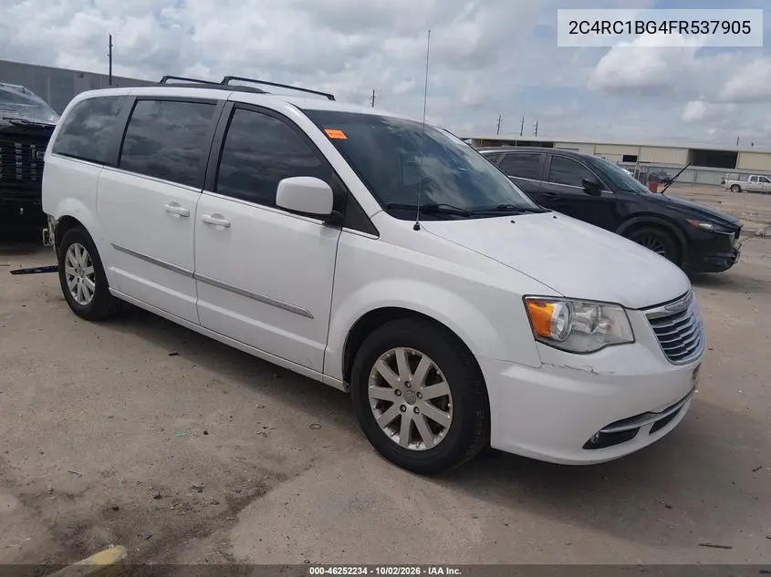 CHRYSLER TOWN & COUNTRY 2015, VIN 2C4RC1BG4FR537905