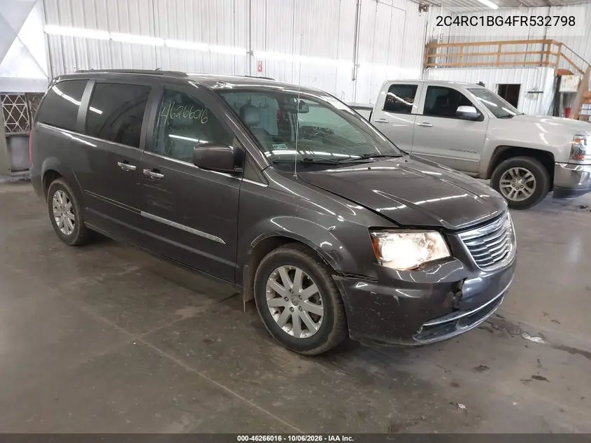 CHRYSLER TOWN & COUNTRY 2015, VIN 2C4RC1BG4FR532798