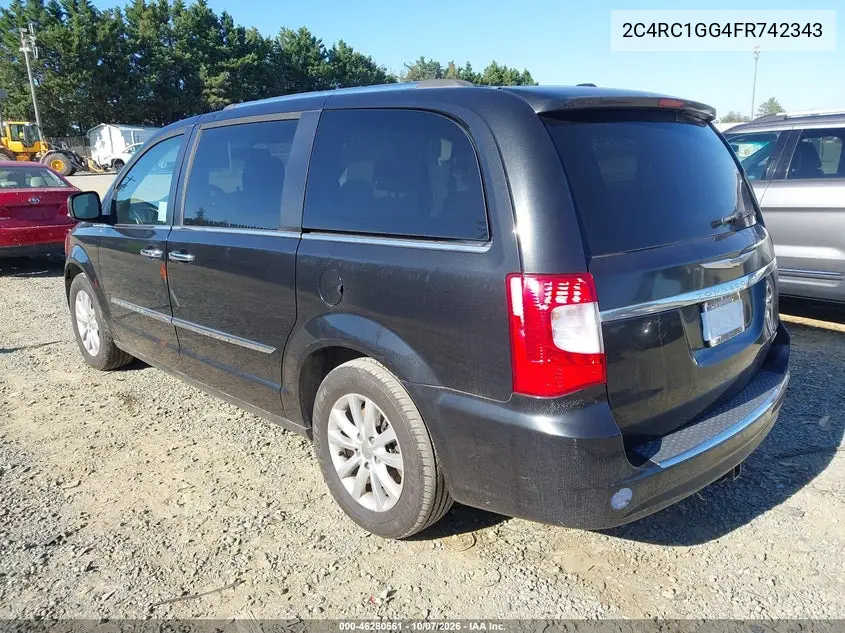 2015 CHRYSLER TOWN & COUNTRY VIN 2C4RC1GG4FR742343 — фото 3