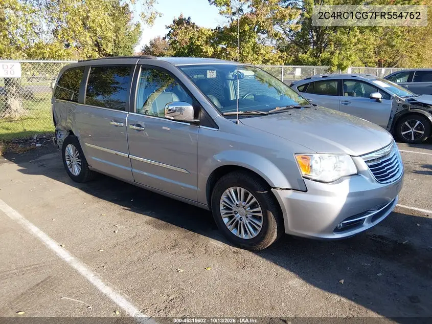 CHRYSLER TOWN & COUNTRY 2015, VIN 2C4RC1CG7FR554762