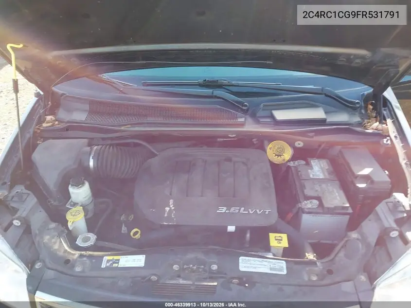 2015 CHRYSLER TOWN & COUNTRY VIN 2C4RC1CG9FR531791 — фото 10