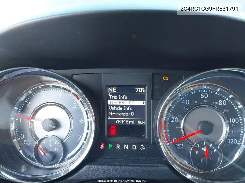 2015 CHRYSLER TOWN & COUNTRY VIN 2C4RC1CG9FR531791 — фото 7