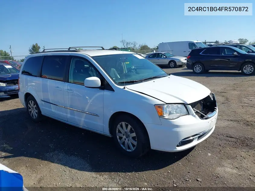 CHRYSLER TOWN & COUNTRY 2015, VIN 2C4RC1BG4FR570872
