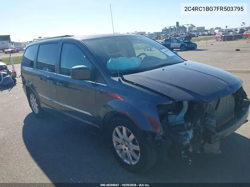 CHRYSLER TOWN & COUNTRY 2015, VIN 2C4RC1BG7FR503795