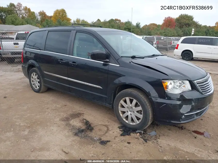 CHRYSLER TOWN & COUNTRY 2015, VIN 2C4RC1BGXFR538699