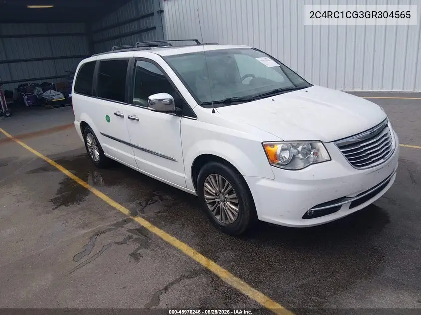 CHRYSLER TOWN & COUNTRY 2016, VIN 2C4RC1CG3GR304565