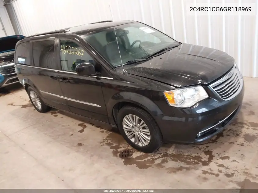 CHRYSLER TOWN & COUNTRY 2016, VIN 2C4RC1CG6GR118969
