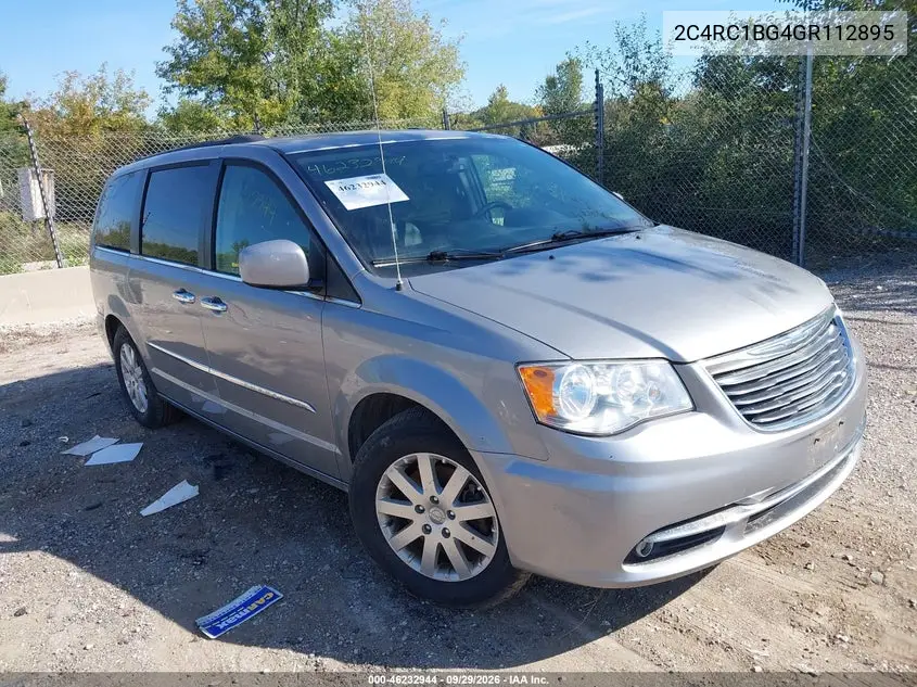 CHRYSLER TOWN & COUNTRY 2016, VIN 2C4RC1BG4GR112895