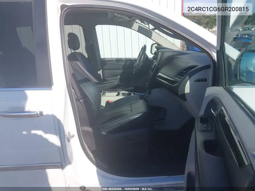 2016 CHRYSLER TOWN & COUNTRY VIN 2C4RC1CG6GR200815 — фото 5