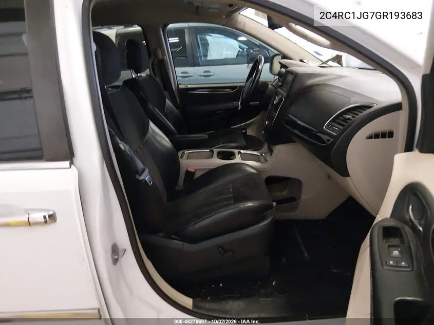 2016 CHRYSLER TOWN & COUNTRY VIN 2C4RC1JG7GR193683 — фото 5