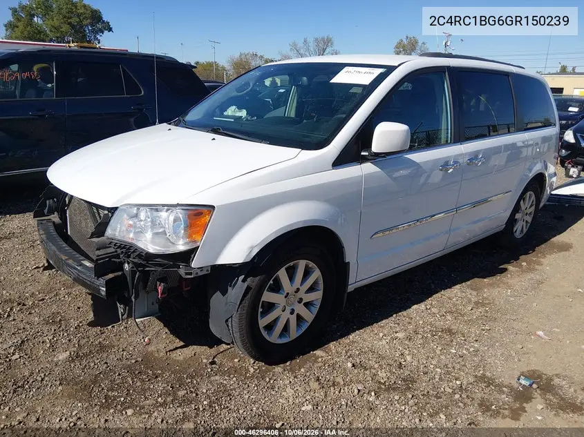 2016 CHRYSLER TOWN & COUNTRY VIN 2C4RC1BG6GR150239 — фото 2