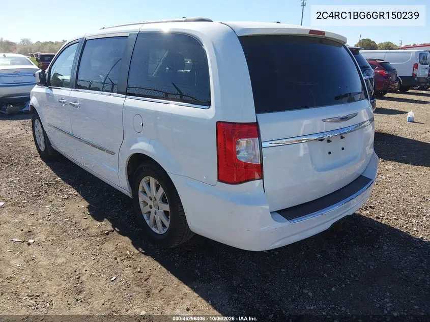 2016 CHRYSLER TOWN & COUNTRY VIN 2C4RC1BG6GR150239 — фото 3