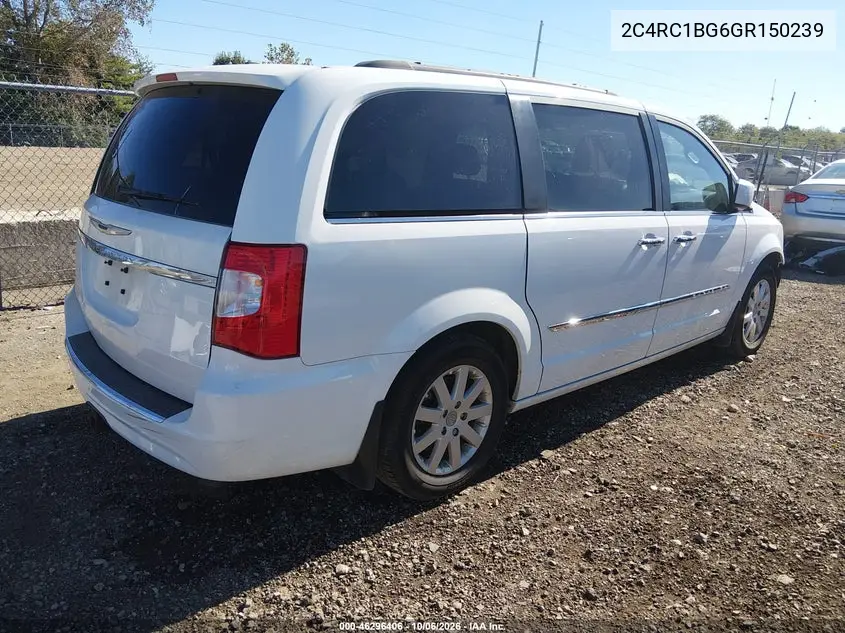 2016 CHRYSLER TOWN & COUNTRY VIN 2C4RC1BG6GR150239 — фото 4