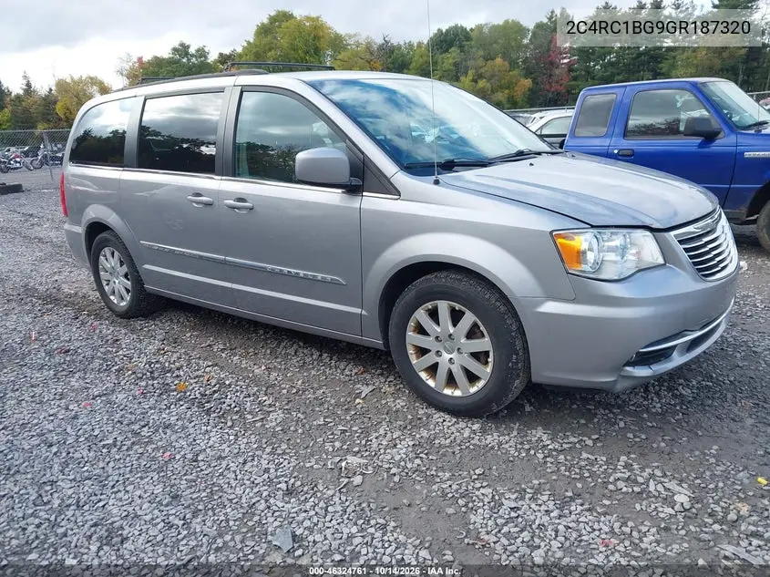 CHRYSLER TOWN & COUNTRY 2016, VIN 2C4RC1BG9GR187320