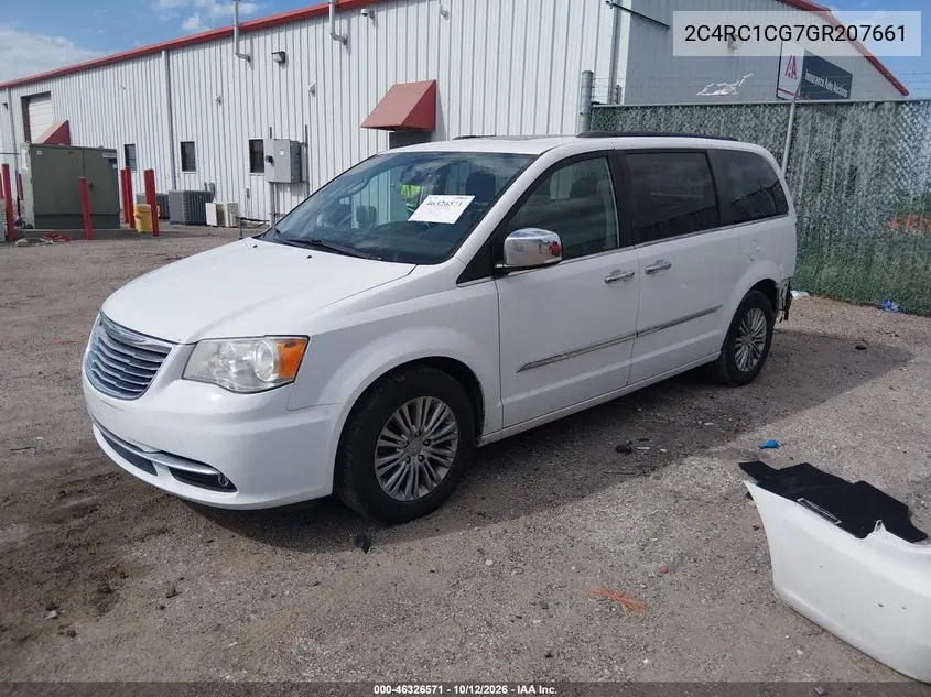 2016 CHRYSLER TOWN & COUNTRY VIN 2C4RC1CG7GR207661 — фото 2