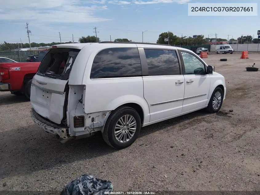 2016 CHRYSLER TOWN & COUNTRY VIN 2C4RC1CG7GR207661 — фото 4