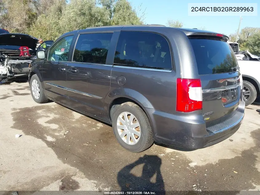 2016 CHRYSLER TOWN & COUNTRY VIN 2C4RC1BG2GR289963 — фото 3