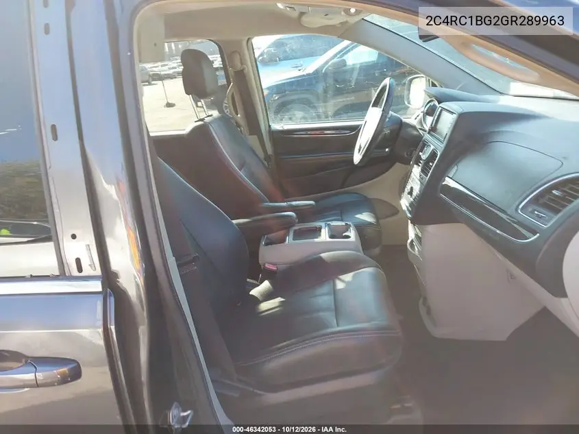 2016 CHRYSLER TOWN & COUNTRY VIN 2C4RC1BG2GR289963 — фото 5