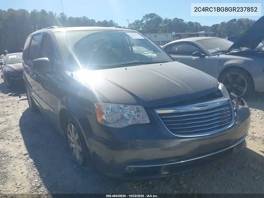 CHRYSLER TOWN & COUNTRY 2016, VIN 2C4RC1BG8GR237852