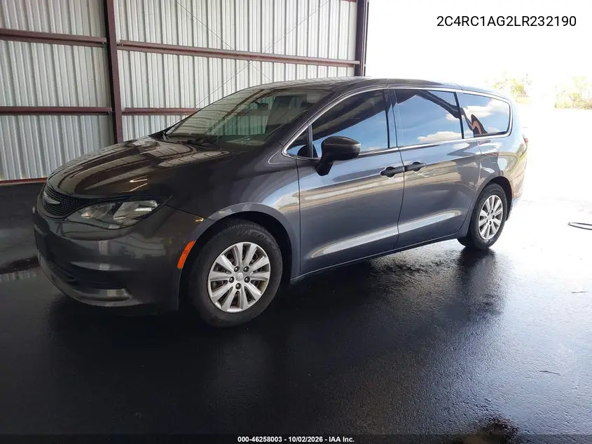 2020 CHRYSLER VOYAGER VIN 2C4RC1AG2LR232190 — фото 2