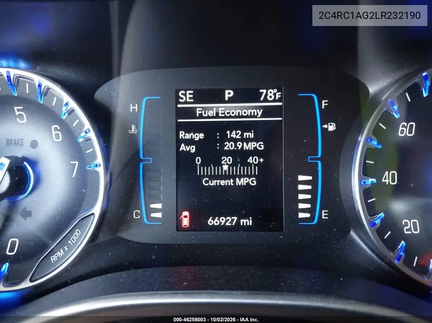 2020 CHRYSLER VOYAGER VIN 2C4RC1AG2LR232190 — фото 20