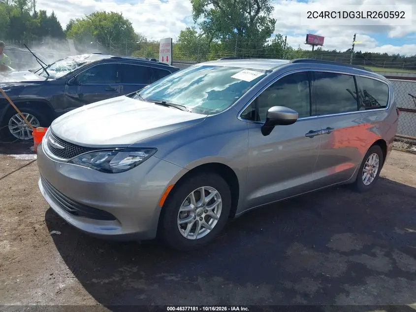2020 CHRYSLER VOYAGER VIN 2C4RC1DG3LR260592 — фото 2