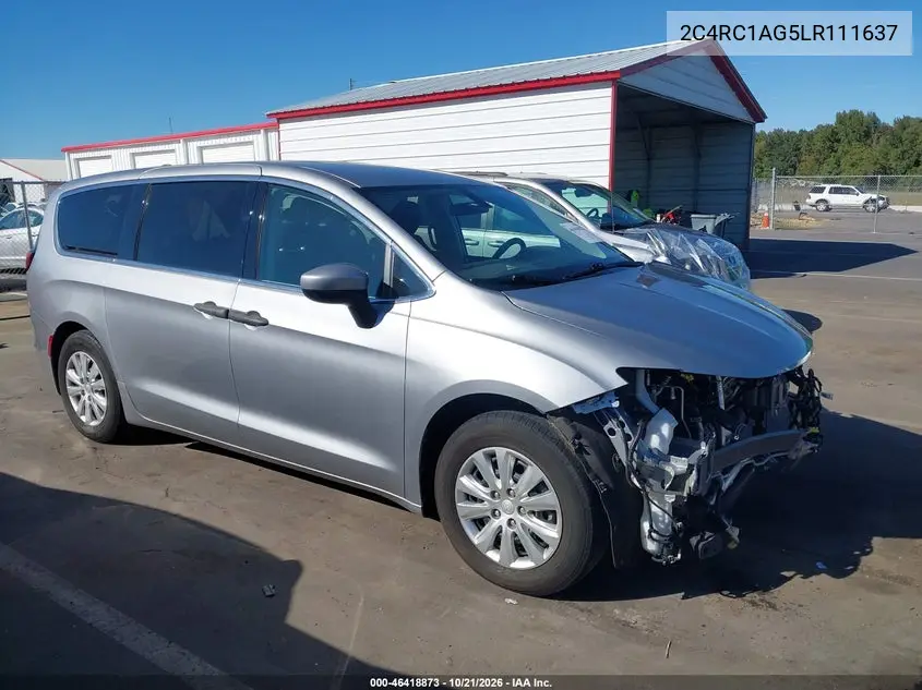 CHRYSLER VOYAGER 2020, VIN 2C4RC1AG5LR111637