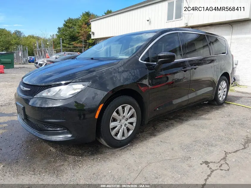 2021 CHRYSLER VOYAGER VIN 2C4RC1AG4MR568411 — фото 2
