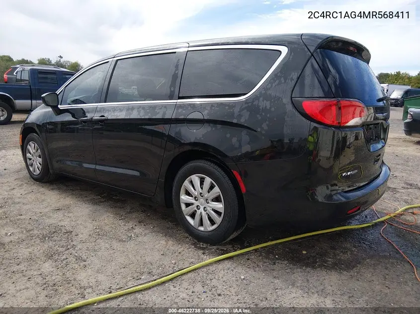 2021 CHRYSLER VOYAGER VIN 2C4RC1AG4MR568411 — фото 3