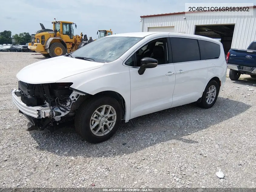 2025 CHRYSLER VOYAGER VIN 2C4RC1CG6SR583602 — фото 2