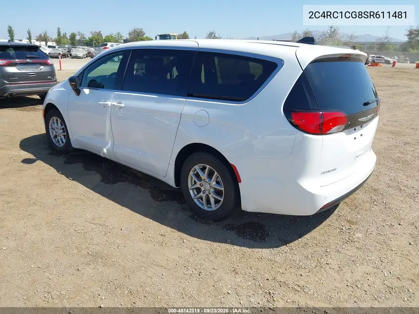 2025 CHRYSLER VOYAGER VIN 2C4RC1CG8SR611481 — фото 3