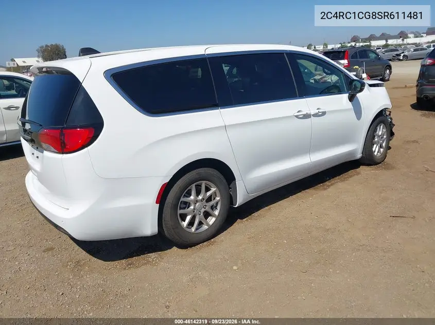 2025 CHRYSLER VOYAGER VIN 2C4RC1CG8SR611481 — фото 4