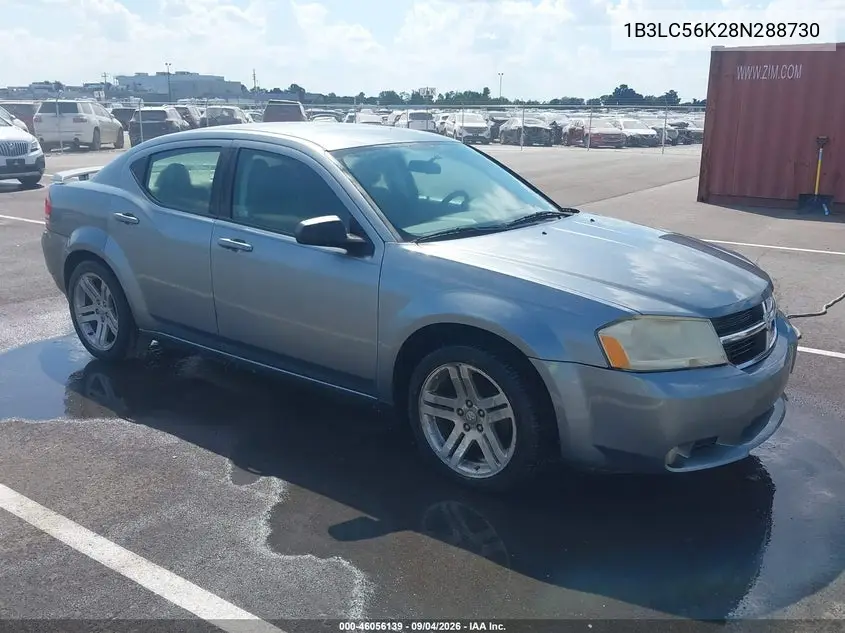 DODGE AVENGER 2008, VIN 1B3LC56K28N288730