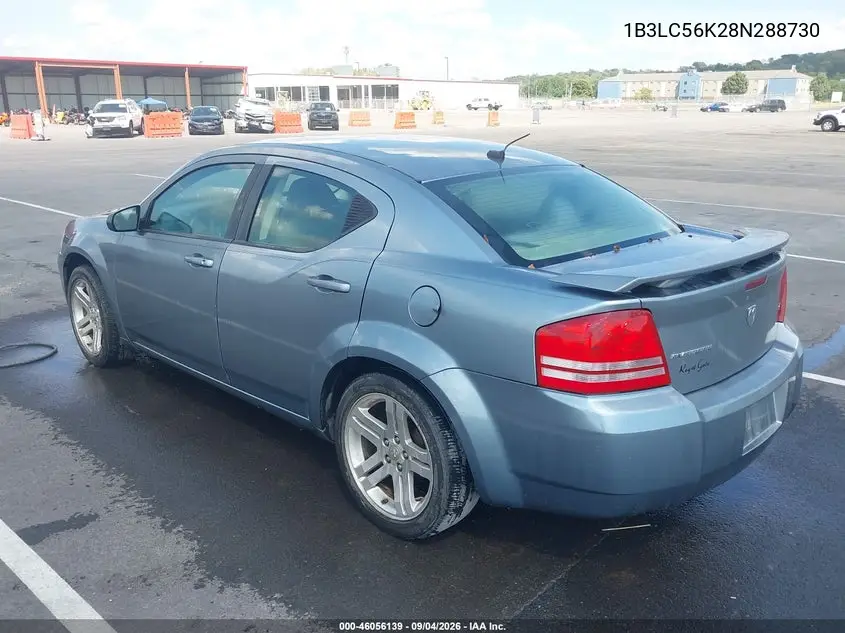 2008 DODGE AVENGER VIN 1B3LC56K28N288730 — фото 3