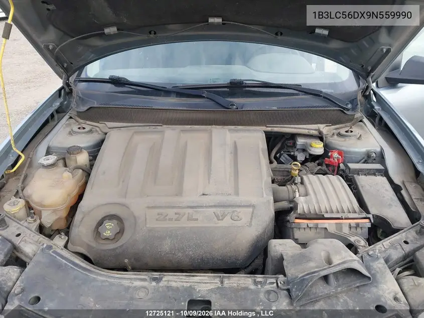 2009 DODGE AVENGER VIN 1B3LC56DX9N559990 — фото 10
