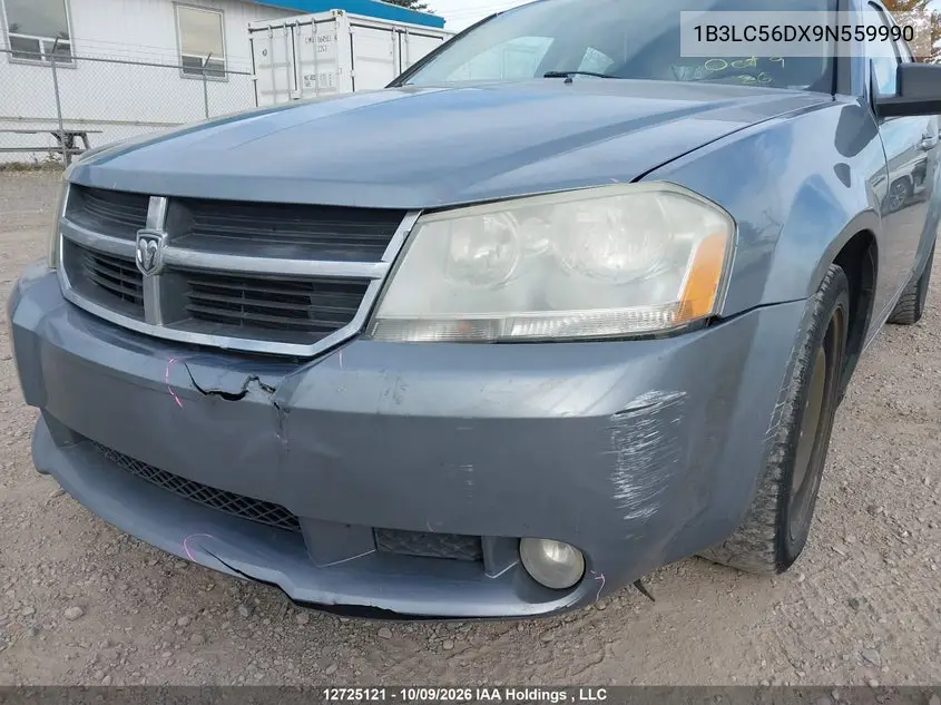 2009 DODGE AVENGER VIN 1B3LC56DX9N559990 — фото 12