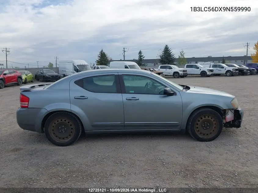 2009 DODGE AVENGER VIN 1B3LC56DX9N559990 — фото 14