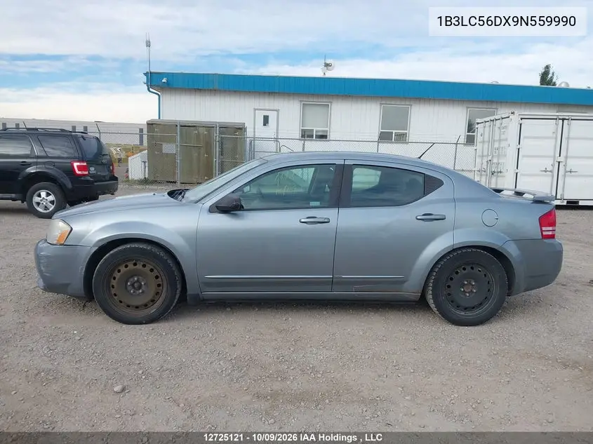 2009 DODGE AVENGER VIN 1B3LC56DX9N559990 — фото 15