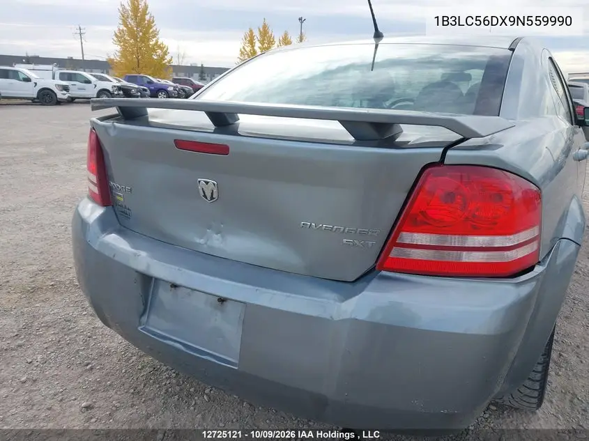 2009 DODGE AVENGER VIN 1B3LC56DX9N559990 — фото 6