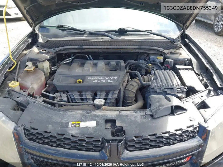 2013 DODGE AVENGER VIN 1C3CDZAB8DN755349 — фото 10