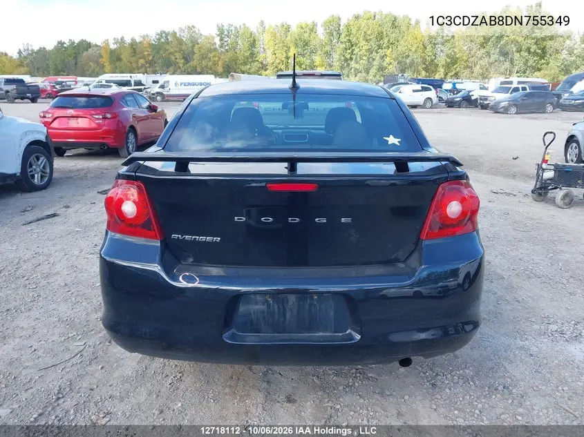 2013 DODGE AVENGER VIN 1C3CDZAB8DN755349 — фото 16