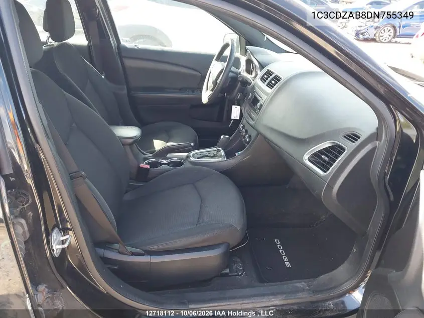 2013 DODGE AVENGER VIN 1C3CDZAB8DN755349 — фото 5