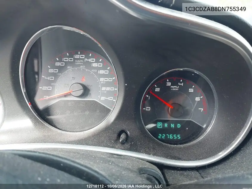 2013 DODGE AVENGER VIN 1C3CDZAB8DN755349 — фото 7