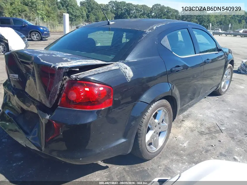 2013 DODGE AVENGER VIN 1C3CDZAB6DN540939 — фото 4