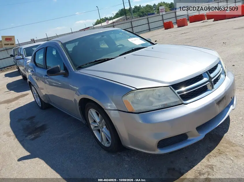 DODGE AVENGER 2013, VIN 1C3CDZAG9DN632509