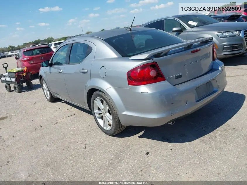 2013 DODGE AVENGER VIN 1C3CDZAG9DN632509 — фото 3